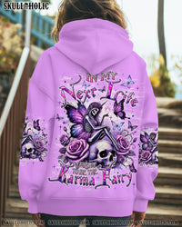KARMA FAIRY SKULL SKELETON ALL OVER PRINT - TLPQ1309242