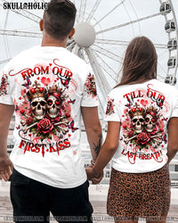 FROM OUR FIRST KISS BONES SKULL COUPLE ALL OVER PRINT - TLTW1512235