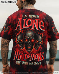 I'M NEVER ALONE MY DEMONS ARE WITH ME 24/7 TIE DYE ALL OVER PRINT - TLNZ2606254