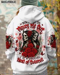 DON'T TRY TO FIGURE ME OUT SKULL ALL OVER PRINT - TLTW2509251