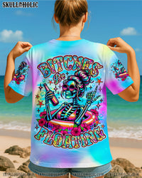 BI**HES BE FLOATING SKELETON ALL OVER PRINT - TLNO1605251