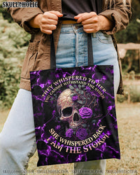 I AM THE STORM ROSE SKULL TOTE BAG - TLNO1905231