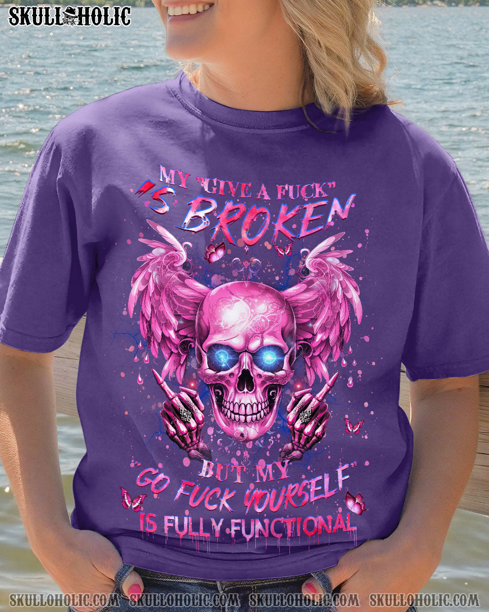 MY GIVE A F IS BROKEN COTTON SHIRT - YHHG2009237