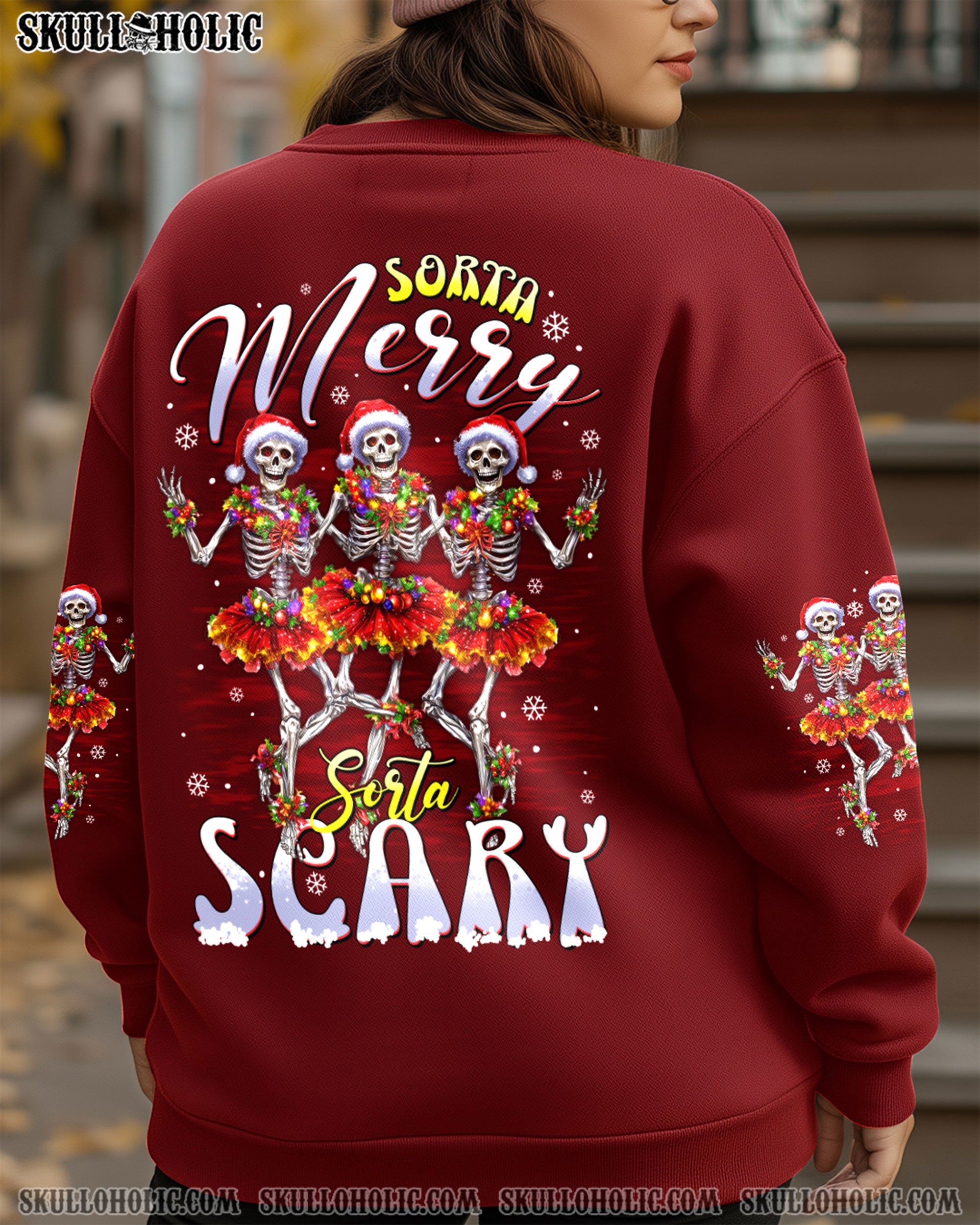 SORTA MERRY SORTA SCARY CHRISTMAS ALL OVER PRINT - TYTD1211251