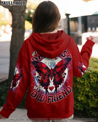 HELLO DARKNESS MY OLD FRIEND BUTTERFLY SKULL  ALL OVER PRINT - TLNT0212252