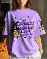 I'M SHORT AND MOUTHY GNOME SKULL HALLOWEEN ALL OVER PRINT  - TLNT0508252