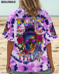 F WHAT THEY THINK TIE DYE ALL OVER PRINT - TYQY1406253