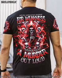 NEVER MISTAKE MY SILENCE REAPER ALL OVER PRINT - TLNO2310232