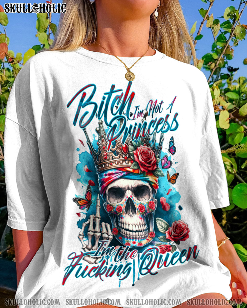 I'M NOT A PRINCESS SKULL COTTON SHIRT - TY2002246