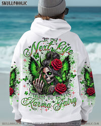 KARMA FAIRY SKULL MESSY BUN ALL OVER PRINT - TLNO1102251