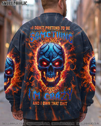 I DON'T PRETEND TO BE SOMETHING I'M NOT SKULL TIE DYE  ALL OVER PRINT  - TLNZ1007254