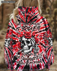 MY GIVE A F IS BROKEN SKULL ROSES ALL OVER PRINT - YHDU2611242