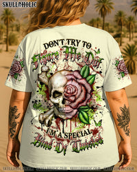 DON'T TRY TO FIGURE ME OUT SKULL ALL OVER PRINT - YHDU1507253