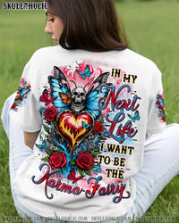 KARMA FAIRY SKULL BUTTERFLY ALL OVER PRINT - TLTR2209251
