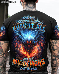 ONE DAY I'M GONNA JUST SAY WINGS SKULL ALL OVER PRINT - TLTR0203245