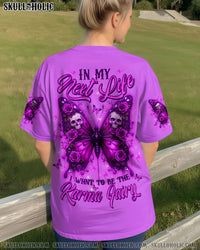 KARMA FAIRY SKULL BUTTERFLY ROSE  ALL OVER PRINT - TLTW0112253