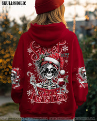 SWEET BUT TWISTED MESSY BUN CHRISTMAS ALL OVER PRINT - TY1111251
