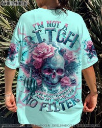 I'M NOT A B I'M JUST HONEST SKULL ALL OVER PRINT - TLNT0503242