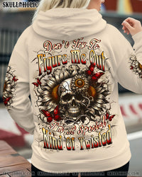 DON'T TRY TO FIGURE ME OUT SKULL ALL OVER PRINT - YHLT3110251