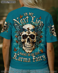 KARMA FAIRY SKULL BUTTERFLY ALL OVER PRINT - TLNO0810251
