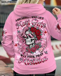 YOUR FIRST MISTAKE CHRISTMAS SKULL ALL OVER PRINT - YHLT1211252