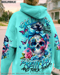 SKULL GIRL WITH TATTOOS ALL OVER PRINT - TYTM2311232