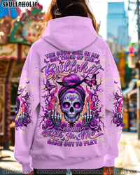 THE GOOD GIRL IN ME SKULL MESSY BUN ALL OVER PRINT - TLNT2101252