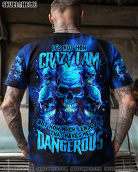 IT'S NOT HOW CRAZY I AM SKULL TIE DYE ALL OVER PRINT - TLNO0708252
