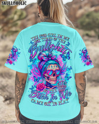 THE GOOD GIRL IN ME MESSY BUN ALL OVER PRINT   - TLTR1905252