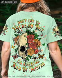 DON'T TRY TO FIGURE ME OUT SKULL ALL OVER PRINT - YHHG1106251