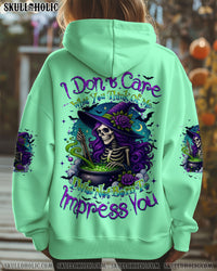 I DON'T CARE WHAT YOU THINK OF ME HALLOWEEN WITCH ALL OVER PRINT - TYQY1207252