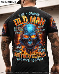 I AM A GRUMPY OLD MAN SKULL ALL OVER PRINT - TLTR0503245