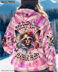 KARMA FAIRY GOTH SKULL LADY TIE DYE ALL OVER PRINT - TLTW0207252