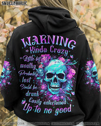 WARNING KINDA CRAZY SKULL ALL OVER PRINT - YHLH2709231