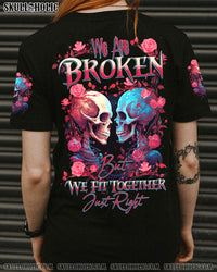 WE ARE BROKEN SKULL ALL OVER PRINT - TYTD1010233