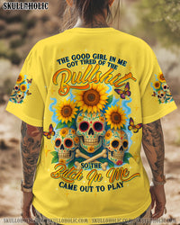 THE GOOD GIRL IN ME BONES SUGAR SKULL ALL OVER PRINT - TLTW0509251