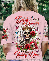 I'M THE F QUEEN SKULL LADY ROSE ALL OVER PRINT - TLTW2602242