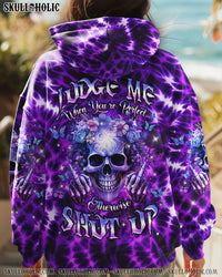 JUDGE ME WHEN SKULL FLOWER  ALL OVER PRINT - TLNZ2911241