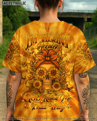 I'M BLUNT BECAUSE GOD ROLLED ME TIE DYE ALL OVER PRINT - YHHG1806253
