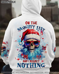 ON THE NAUGHTY LIST SKULL CHRISTMAS ALL OVER PRINT - TLTW0709234