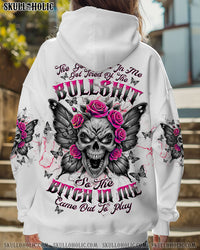 THE GOOD GIRL IN ME SKULL BUTTERFLY ALL OVER PRINT  - TLTW0512244
