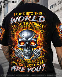 WHICH LUCKY ONE ARE YOU SKULL ALL OVER PRINT - YHHN2406242