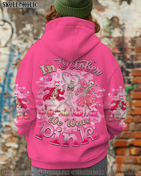 IN OCTOBER WE WEAR PINK SKELETON BREAST CANCER ALL OVER PRINT  - TLNZ2607252