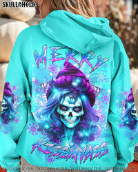 MERRY KISSMYA CHRISTMAS SKULL ALL OVER PRINT - YHDU1910232