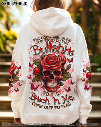 THE GOOD GIRL IN ME SKULL ROSE ALL OVER PRINT  - TLNZ1911243