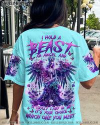 I HOLD A BEAST AN ANGEL WINGS SKELETON ALL OVER PRINT - TLTR2902242