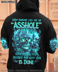 MY WORK HERE IS DONE SKULL ALL OVER PRINT - TYTD0203243