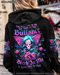 THE GOOD GIRL IN ME SKULL ROSE WINGS ALL OVER PRINT - TLTW1912231