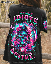 SO MANY IDIOTS REAPER SKULL ALL OVER PRINT - TLNT3101242