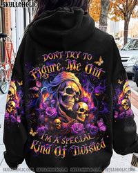 DON'T TRY TO FIGURE ME OUT ALL OVER PRINT - YHDU0801241